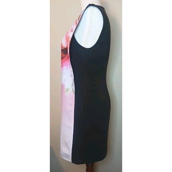 Ted Baker London Dress US Sz 6 Milisa Pure Peony Floral Printed Mini Sheath EUC - Picture 3 of 16
